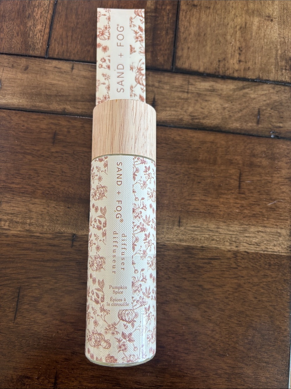 Pumpkin Spice Diffuser - Cream & Light Wood